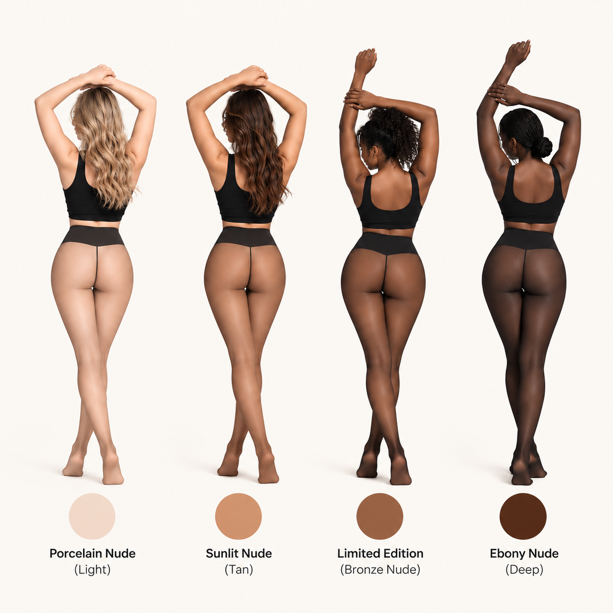 Lightskin Fleece Lined Tights for Women